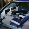 Color change white and blue with clear plactic over seats and floor