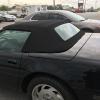 1994 Corvette Convertible black cloth top replacement