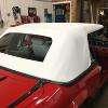 1991 Ford Mustang convertible new top and white leather installed